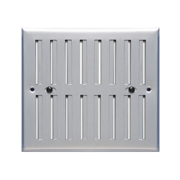 Grille d aération réglable d intérieur 250x168 mm aluminium anodisé