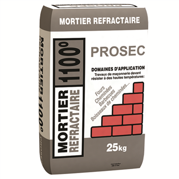 Mortier R Fractaire C Prosec Mr Sac Papier Avec Film