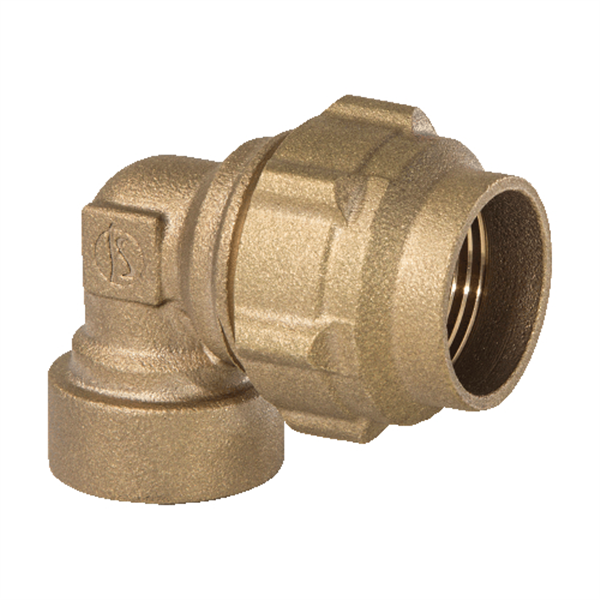 COUDE FEMELLE LAITON DZR_GAMME U-CAN_DIAM EXT.25_TARAUDE 20X27_PAR 10