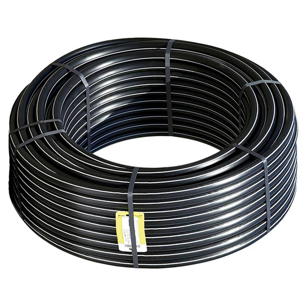 Tube PEHD irrigation PE80 noir bande blanche DRIPTENE - ⌀ 63 mm - 100,00 m
