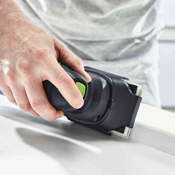 Ponceuse vibrante hybride Festool RTSC 400 Li 2 Batteries 3,1Ah Chargeur et adaptateur secteur