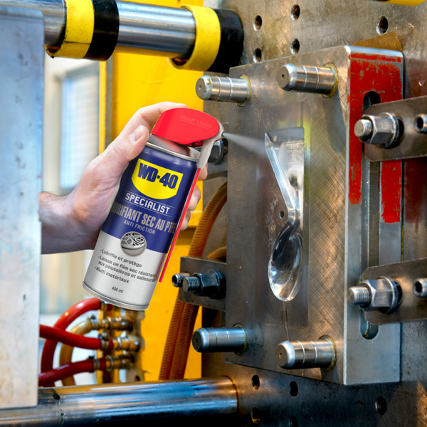 Lubrifiant sec au PTFE WD-40 Specialist - antifriction - séchage rapide - aérosol de 400 mL