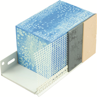 Profilé de départ réglable en PVC IPDPVC100 dédié aux systèmes ITE Parex - Femelle 100 mm - Long. 2 m