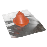 Manchon d'étanchéité Etanco Versatuile 2000 tuyau 203 à 280 mm embase alu 660x660 mm