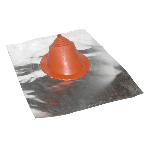 Manchon d'étanchéité Etanco Versatuile 2000 tuyau 203 à 280 mm embase alu 660x660 mm