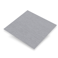 Plaque aluminium anodisé brossé pour crédence de cuisine - 600 x 700 mm - épaisseur 0,8 mm