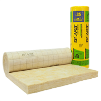 Rouleau laine de verre pour combles aménagés - Isoconfort 35 voile confort - R=0,04 m².K/W - 5,50 M x 1,20 M - ép.100 MM