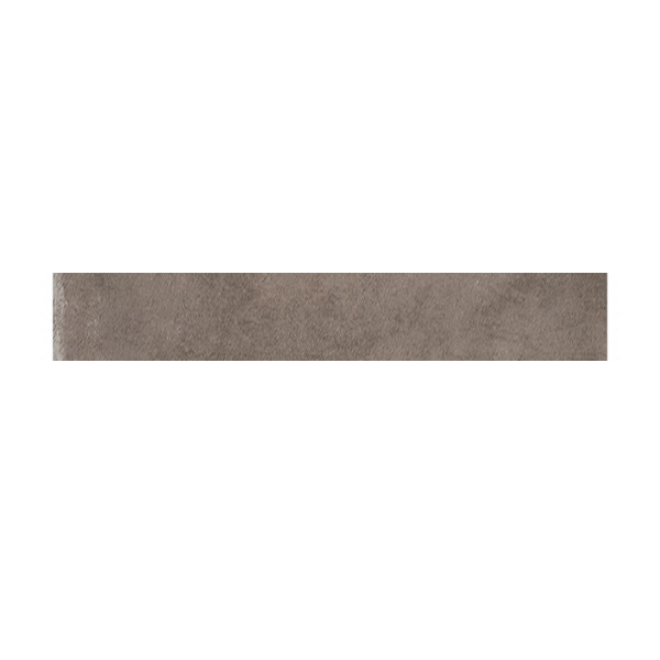 Plinthe de carrelage intérieur en grès cérame émaillé effet béton Edilis Clark - 45,0 CM x 7,4 CM - Antracita