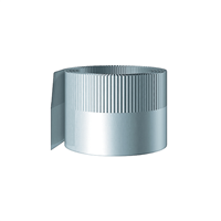 Feuille de zinc en rouleau Rheinzink pour raccords - Zinc malléable Plissé - 15,00 m x 333,0 mm - ép. 0,60 mm