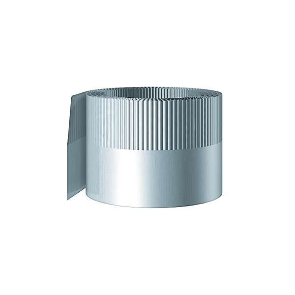 Feuille de zinc en rouleau Rheinzink pour raccords - Zinc malléable Plissé - 15,00 m x 333,0 mm - ép. 0,60 mm