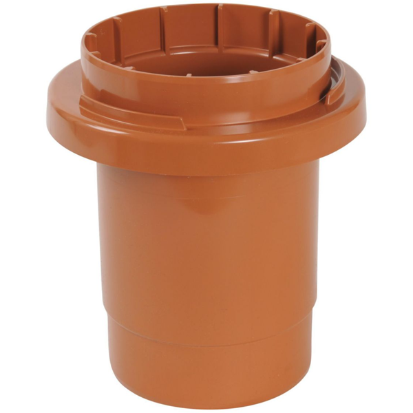 Adaptateur chapeau Nicoll Atemax ATD16T pour tuile à douille Ø intérieur 150 MM - Rouge Terracotta