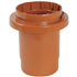 Adaptateur chapeau Nicoll Atemax ATD16T pour tuile à douille Ø intérieur 150 MM - Rouge Terracotta