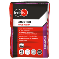 Mortier colle Professionnel HP Edilis gris sac de 25 kg
