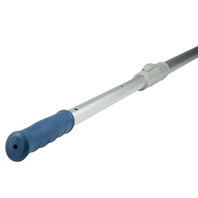 Manche télescopique pour piscine Astralpool Blue Line en aluminium renforcé - longueur 1,8 à 3,6 mètres