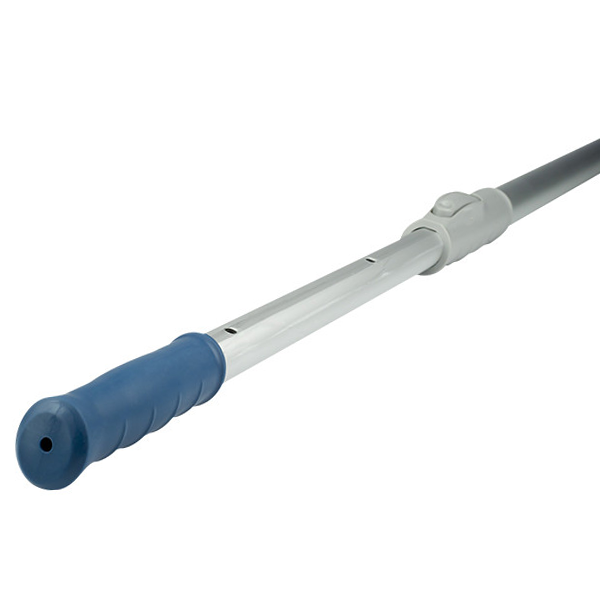 Manche télescopique pour piscine Astralpool Blue Line en aluminium renforcé - longueur 1,8 à 3,6 mètres
