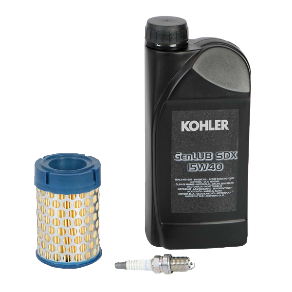 entretien moteur Kohler CH270 huile, bougie et filtre d'air SDMO RKS1