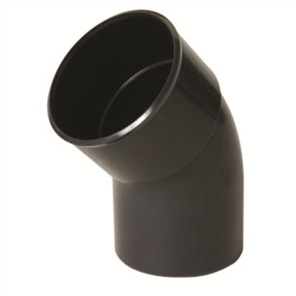 Coude mâle-femelle à 45° pour tube de descente Diam. 80mm CR4GT