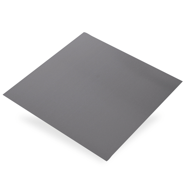 Plaque en acier brut lisse - 500 x 250 mm - épaisseur 0.6 mm