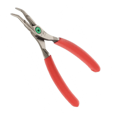 Pince de précision coudée 45° de circlips intérieurs Ø 12 à 25 mm - Facom - Longueur 140 mm