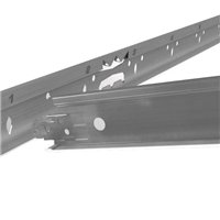 Porteur Quick-Lock T24 Clip-On pour faux plafond - acier prélaqué Blanc - 3,60 M