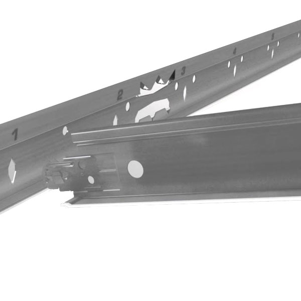 Porteur Quick-Lock T24 Clip-On pour faux plafond - acier prélaqué Blanc - 3,60 M