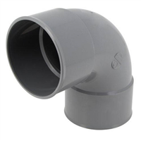 Coude PVC à coller Femelle - Femelle 87° diamètre 100 mm coloris gris
