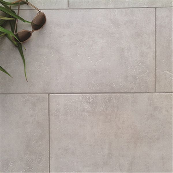 Carrelage sol extérieur effet béton GRANCE - 60,0 CM x 30,0 CM - Ép.8,00 MM - Gris