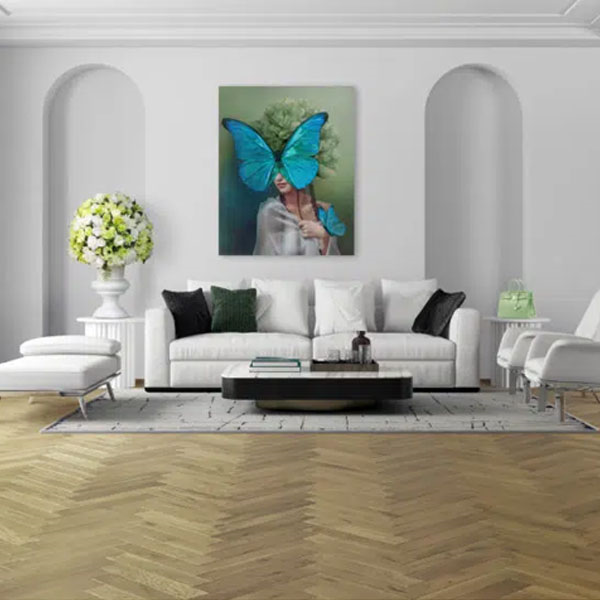 Parquet chêne semi-massif vernis mat teinté - 4 chanfreins - Loft Pro Village - 50,0 cm x 9,0 cm - ép. 12,00 mm