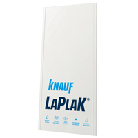 Plaque de plâtre hydrofuge acoustique antichoc et dépolluante - Knauf LaPlaK BA13 - 2,60 M x 1,20 M