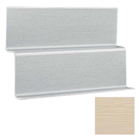 Profil de départ pour bardage Cedral Lap - aluminium laqué Vanille C02 - longueur 3,00 M