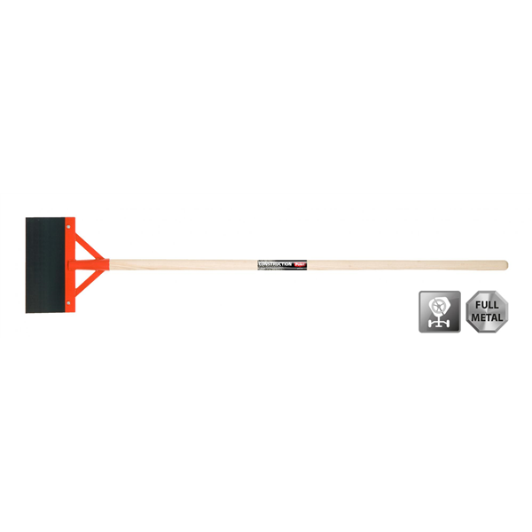 Grattoir à bitume Polet 300 mm avec manche boule en frêne de 135 cm