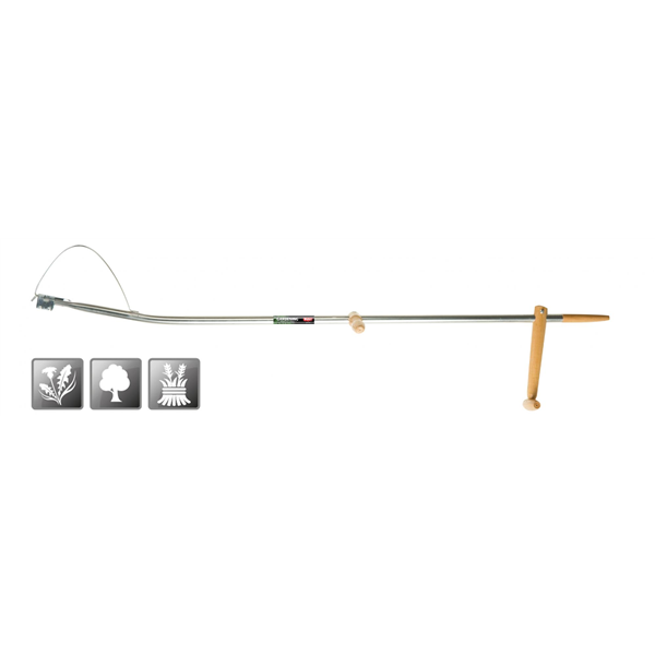 Manche de faux Polet de 165 cm avec deux poignées en bois