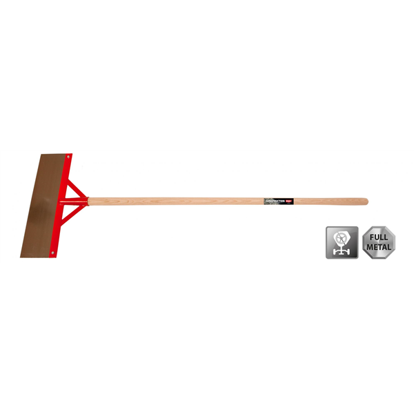 Grattoir à bitume Polet 500 mm avec manche boule en frêne de 135 cm