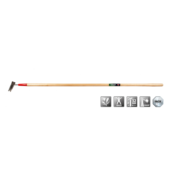 U-binette Polet de 100 mm avec manche de 150 cm pour désherbage manuel