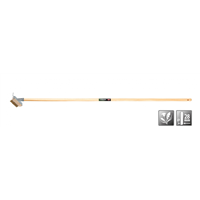 Brosse à joints Polet avec poils en laiton, griffe et manche frêne de 150 cm