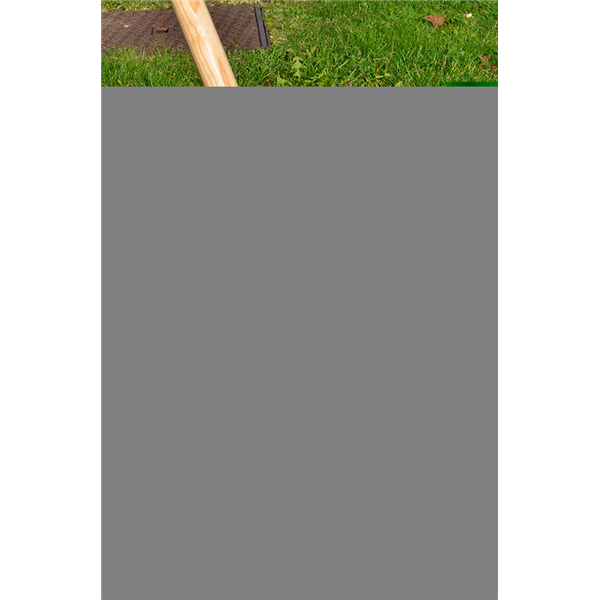 Grattoir à joints Polet à lame ondulée en inox remplaçable - Manche de 150 cm