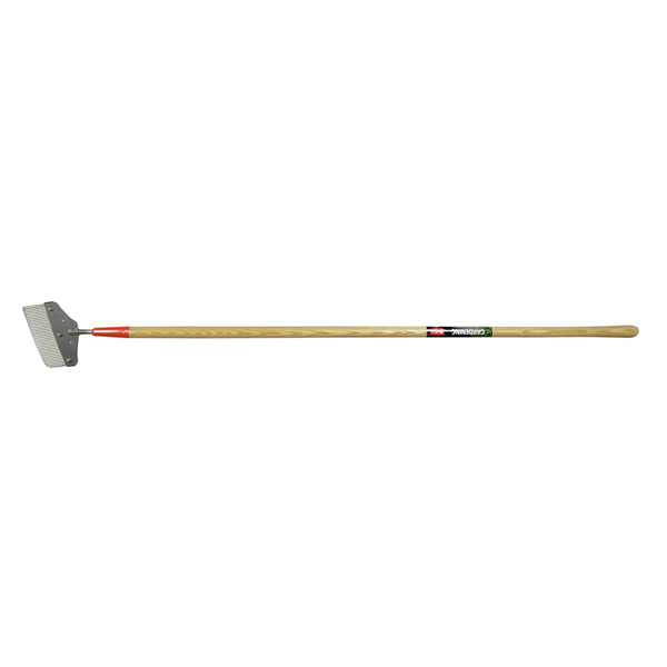 Grattoir à joints Polet à lame ondulée en inox remplaçable - Manche de 150 cm