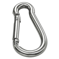 Mousqueton forme poire zingué diamètre 6 mm