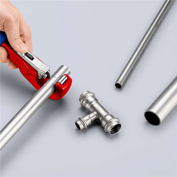 Coupe-tubes compact pour tubes cuivre et inox - TubiX Knipex - Capacité Ø 6 - 35 mm