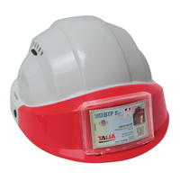 PORTE BADGE CLIPSABLE POUR CASQUE "ORIZON"