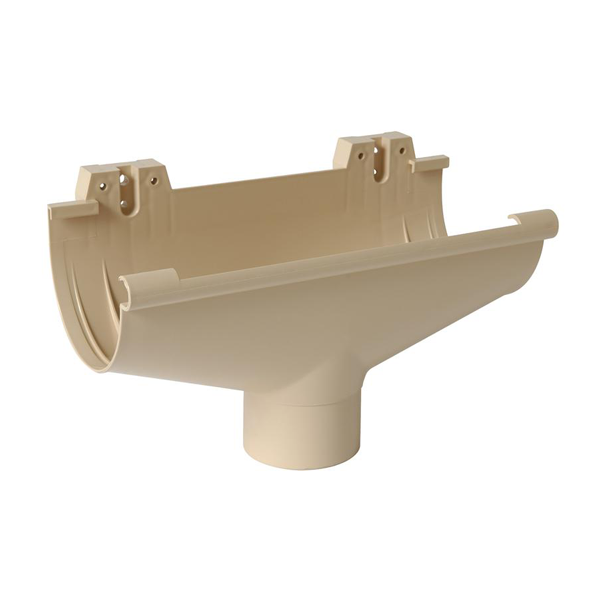 Naissance de dilatation à coller 1/2 rond développé de 25 diamètre 80 mm - couleur sable