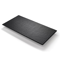 Ardoise en fibres-ciment avec bords épaufrés et surface en relief - Cedral Tecta Texture - 40,0 CM x 24,0 CM - Gris foncé