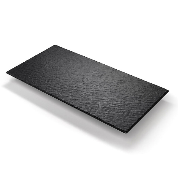 Ardoise en fibres-ciment avec bords épaufrés et surface en relief - Cedral Tecta Texture - 60,0 CM x 30,0 CM - Gris foncé