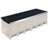 Caniveau en béton polymère MEADRAIN SV 3000 avec feuillures acier galvanisé et grille fonte C250 - Largeur 300,0 mm - Longueur 1 m