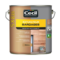 Saturateur tous bois bardages SX835 Cecil aspect mat mélèze 5L