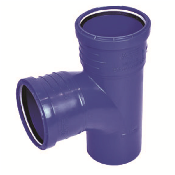 T 87,5° SIMPLE MF DN100 - SANCOL - PP SN4