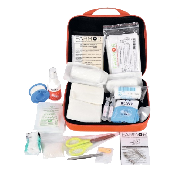 Trousse de premiers secours Farmor spécial bâtiment - 4 à 6 personnes