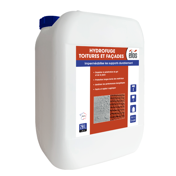 Hydrofuge toitures et façades Elos - imperméabilisant - bidon de 20,0 LTR