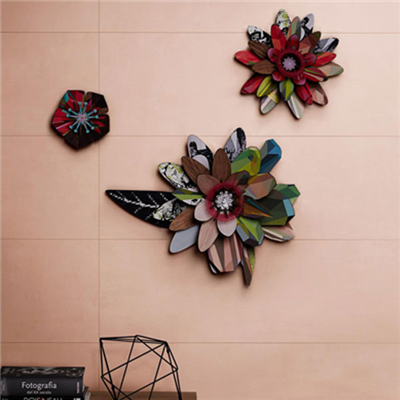 Faïence murale pour salle de bain et cuisine imitation résine - Resina - 40,0 cm x 120,0 cm - ep.6,00 mm - Rosa