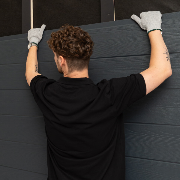 Bardage composite imitation bois - Hardie VL Plank - 214 MM x 11,0 MM - Long. 3.6 M - Gris anthracite